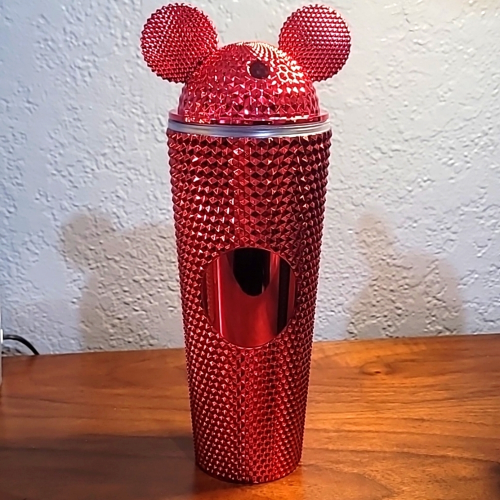 Minnie Mouse Ear Studded Tumbler